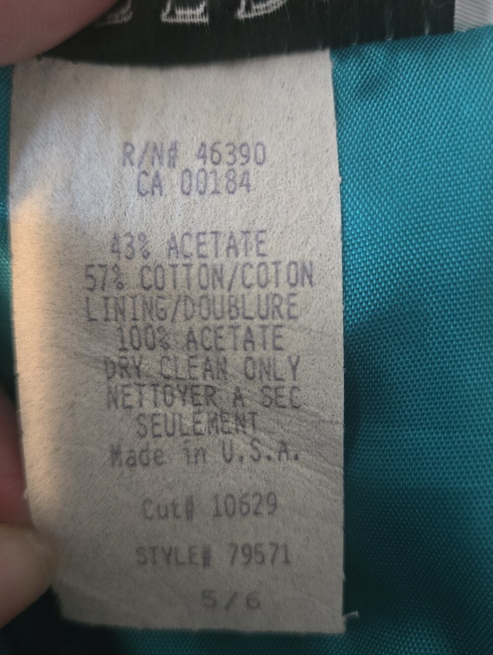 Vintage Formal Renaissance Festivsl Teal Blue Corset Lace Dress, Royal Size 5/6 - Picture 6 of 9
